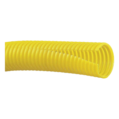 Tubo Corrugado Abierto para Protección de Cables, 1.50in (38.1 mm) de Diámetro, 3.1 m de Largo, Color Amarillo