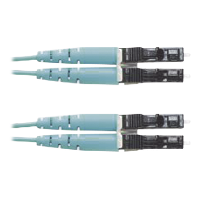 Jumper de Fibra Optica Multimodo 50/125 OM3, LC-LC Duplex, OFNR (Riser), Color Aqua, 25 Metros (82.02 Pies) - Imagen 3