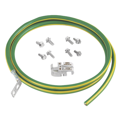 Kit de Jumper para Conexión de Gabinete o Rack de Telecomunicaciones a Barra de Tierra Física, 6 AWG, 1.52 m de Largo - Imagen 5