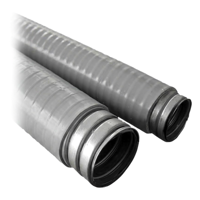 Tubo Flexible tipo Liquidtight de 1/2" (13 mm) / Acero + PVC /  Rollo de 20 Metros.