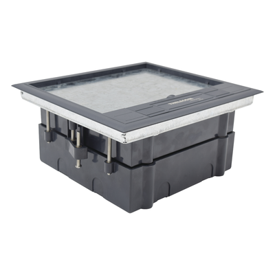 Caja de Piso para Dos Módulos Universales (Socket M2), para Alimentación Eléctrica y Redes de Datos (11000-33401) No Incluye Faceplates - Imagen 6