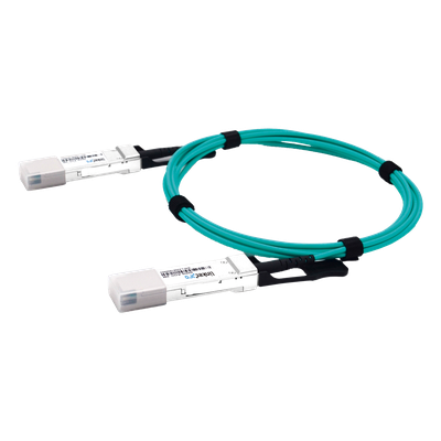 Cable AOC QSFP56 de 200 Gbps a 200 Gbps / Cable de fibra óptica Activo / Longitud: 1 metro 