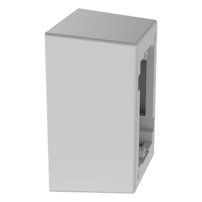 Caja de Pared Superficial de 1 Pieza, Uso Universal con Placas de Pared, con Cinta Adhesiva, Color Blanco - Imagen 4