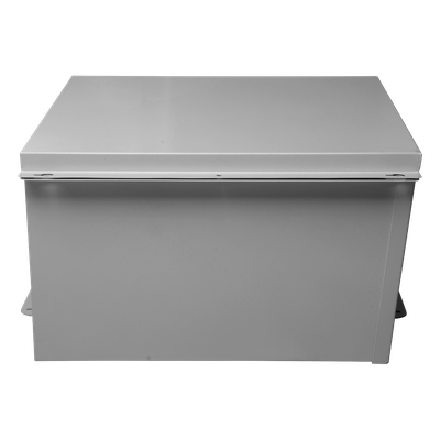 Gabinete de Telecom. de Acero Galvanizada con Plato Interior (400 x 400 x 250 mm). SE PUEDE PONER CANDADO. - Imagen 5