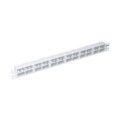 Panel de Parcheo Modular Mini-Com (Sin Conectores), Plano, Sin Blindaje, Alta Densidad, de 48 Puertos, Color Blanco, 1 UR - Imagen 3
