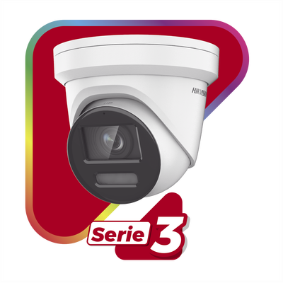 Turret IP 8 Megapixel / Imagen a color 24/7 / Lente 2.8 mm / Micrófono Integrado /Luz Blanca 40 mts / Exterior IP67 / Micrófono Integrado / WDR 130 dB / Entrada y salida de Audio y Alarma / Onvif / MicroSD - Imagen 3