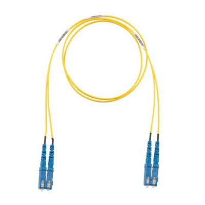 Jumper de Fibra Optica Monomodo 9/125 OS2, SC-SC Duplex, OFNR (Riser), Color Amarillo, 3 Metros (9.84 Pies) - Imagen 3