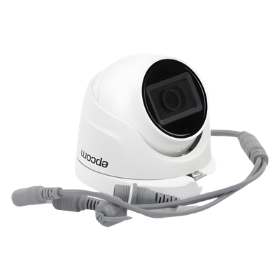 AUDIO POR COAXITRON / Domo TURBOHD 2 Megapixel (1080p) / Gran Angular 106° / Lente 2.8 mm / 20 mts IR EXIR / Exterior IP66 / 4 Tecnologías / dWDR / Metal - Imagen 7
