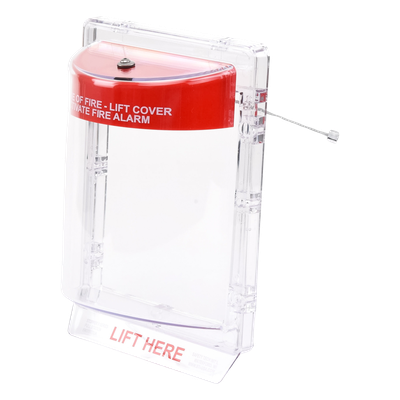 Cubierta Protectora Serie Stopper IIÆ De Policarbonato Super Resistente, Montaje Empotrado, Texto En Inglés, Sin Bocina - Imagen 6