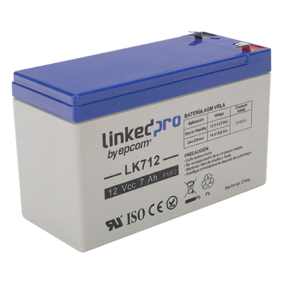 Batería de respaldo 12 V | 7 Ah | AGM | Especial para Seguridad Electrónica | UPS | Sistemas de Emergencia | Vida útil 5 años | Terminales F1 + Adaptador F2 - Imagen 3