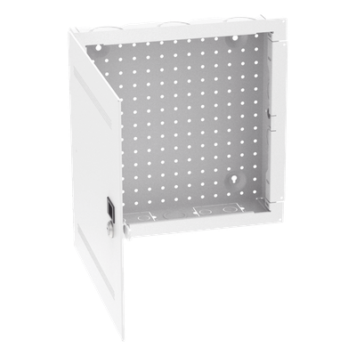 Gabinete Multipropósito de Montaje en Pared, de 14 in de Altura, Con Puerta Reversible, Fabricado en Acero, Color Blanco - Imagen 3