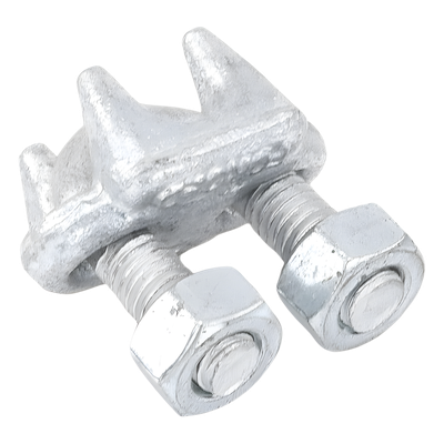 Nudo/ Perro/ Abrazadera Acero Forjado para Cable de 3/8", Galv. por Inmersión en Caliente. - Imagen 6