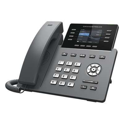 Teléfono IP Wi-Fi, Grado Operador, 8 líneas SIP con 4 cuentas, pantalla a color 2.8", puertos Gigabit, Bluetooth, PoE, codec Opus, IPV4/IPV6 con gestión en la nube GDMS