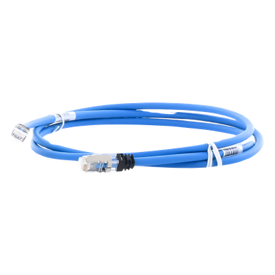 Patch Cord Cat6A, Blindado S/FTP, CM/LS0H, 1.52 Metros (5 Pies), Color Azul - Imagen 4