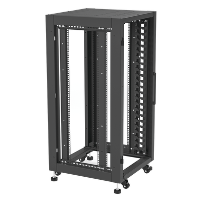 Gabinete Profesional para Telecomunicaciones de 19in, Instalación a Piso, 24UR, 600 mm Profundidad, Se envía el Gabinete Armado. - Imagen 6