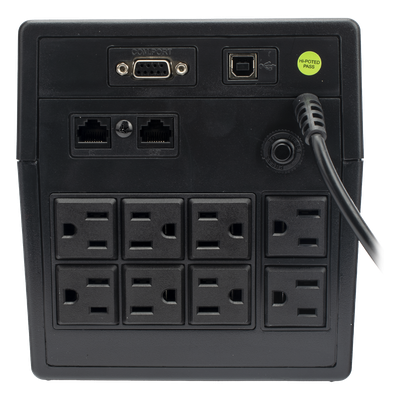 UPS 1200VA/720W Pantalla LCD / Línea Interactiva 120Vca / 6 tomas 5-15R (4 Respaldadas) / Regulación de Voltaje / Protección RJ45 - Imagen 4