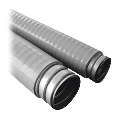 Tubo Flexible tipo Liquidtight de 1 1/4" (32 mm). Acero + Forro PVC. Rollo de 30 Metros.