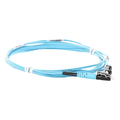 Jumper de Fibra Optica Multimodo 50/125 OM3, LC-LC Duplex, OFNR (Riser), Color Aqua, 3 Metros (9.84 Pies) - Imagen 7