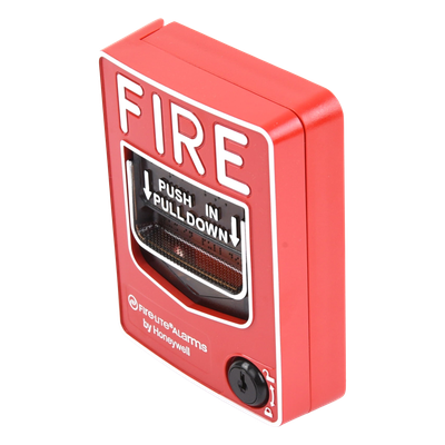 Estación manual de alarma contra incendio de doble acción, convencional, con cerradura de llave - Imagen 5