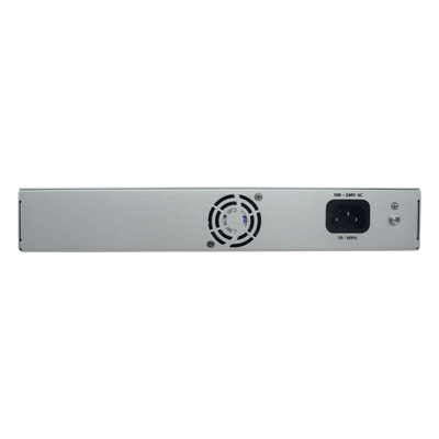 Switch PoE / Administración en la nube / Con 16 puertos 10/100 Mbps PoE af/at (Puertos 1-4: bt 90W) / 2 Puertos Uplink 10/100/1000 Mbps / 1 Puerto SFP Gigabit / Presupuesto 250 W / PoE hasta 250 metros / Soporta protocolo ONVIF - Imagen 6