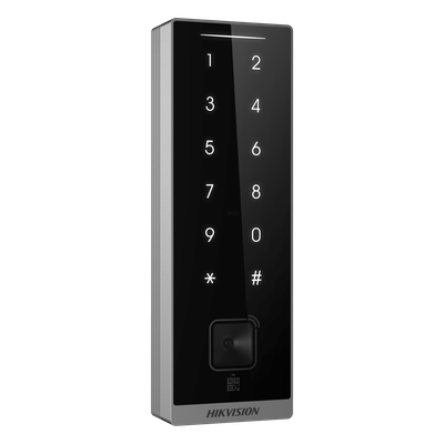 Teclado Esclavo con Lector de Tarjetas Virtuales Bluetooth y Códigos QR / Tarjetas MIFARE y PROX EM / Contraseñas / RS-485 Wiegand OSDP / Frecuencias 13.56 MHz y 125 KHz / Autenticación Tarjeta PIN QR Bluetooth / Táctil - Imagen 4