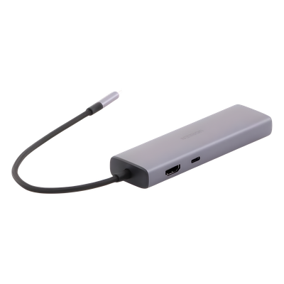 HUB USB-C (Docking Revodok) 6 en 1 | 3 Puertos USB-A 3.0 (5 Gbps) | USB-C PD 100W | HDMI 4K@30Hz | Entrada 1 RJ45 (Gigabit Ethernet) | Chip de Última Generación | Potente Disipación de Calor | Caja de Aluminio. - Imagen 4