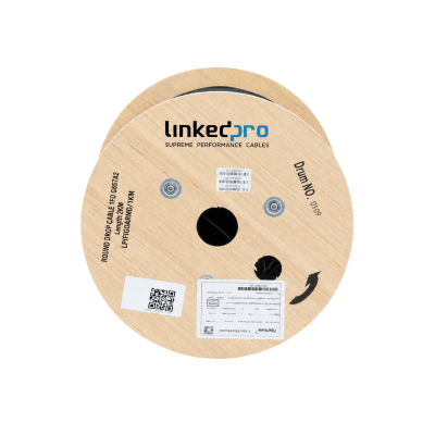 Cable Drop FTTH / Fibra Monomodo G.657.A2 / 1 km / Tubo Acero Inoxidable / 3 mm / Autosoportado Aéreo