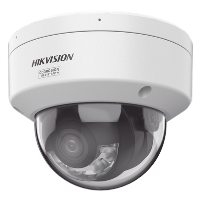 [Dual Light + ColorVu 3.0 + HikAI] Domo IP 6 Megapixel / Lente 2.8 mm / 30 mts IR + Luz Blanca / 2 Microfonos Integrados / Exterior IP67 / WDR 130 dB / ACUSENSE 3.0 / Metal / NEMA 4X / ACUSEEK