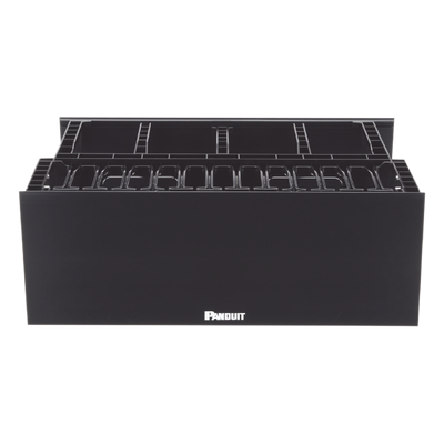Organizador de Cables Horizontal NetManager de Alta Densidad, Doble (Frontal y Posterior), Para Rack de 19in, 4UR - Imagen 3
