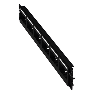 Panel de Parcheo Modular Mini-Com (Sin Conectores), Ultimate IDÆ, Plano, Sin Blindaje, Con Etiqueta y Cubierta, de 24 Puertos, 1UR - Imagen 4
