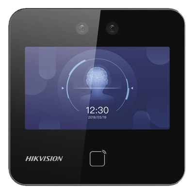 Terminal Min Moe WiFi / Touch de Reconocimiento Facial Ultra Rápido para ASISTENCIA y Control de ACCESO / 1500 Rostros y 3,000 tarjetas /  Lee códigos QR / Videoportero / Detección de Cubrebocas / SIP Estandar / HIK-IA