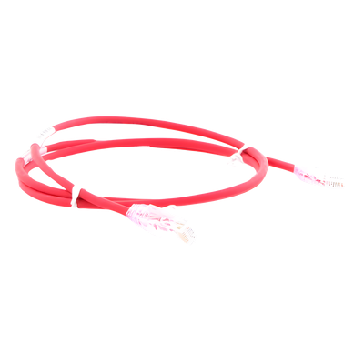 Cable de Parcheo TX6, UTP Cat6, Diámetro Reducido (28AWG), Color Rojo, 0.91 Metros (3 Pies) - Imagen 4
