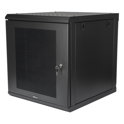 Gabinete de Pared con Puerta Perforada, 635mm de Profundidad, 12U Rack de 19 in, Acero Reforzado - Imagen 4
