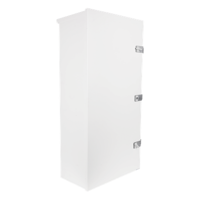 Gabinete para instalación de 3 Baterías PL110D12, Fabricado en Lámina Galvanizada, Accesorios para piso o poste (No incluidos) - Imagen 5