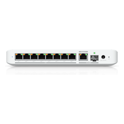USW Flex 2.5G PoE Switch de 8 Puertos 2.5GbE PoE++, con un Puerto de Enlace Ascendente Combinado RJ45/SFP+ de 10 GbE (No incluye Adaptador ca/cc) - Imagen 3