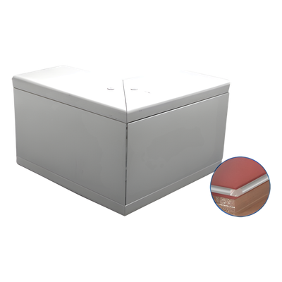 Esquinero exterior de Aluminio,  para canaleta INKA151 (8410-81001)