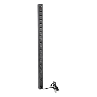 PDU Vertical para Rack con 18 Tomas NEMA 5-15R, 15A, 1.22 m (48 in) de Altura, Acero Color Negro - Imagen 4