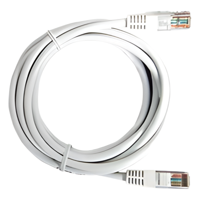 Cable de Parcheo UTP Cat5e - 0.5 Metros (1.64 Pies) - Blanco