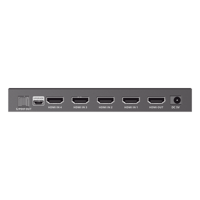 Switch Conmutador HDMI 4X1 | 4 Entradas 1 Salida | Velocidad de trasmisión 48 Gbps | Resolución 8K | Salida de audio | HDCP 2.3 - Imagen 6