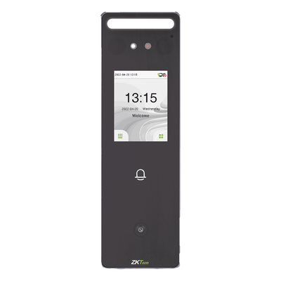 Biometrico Para Control de Acceso y Tiempo y Asistencia con Reconocimiento Facial y lLectura de Código QR / Con Salida de Relevador Para 1 Puerta