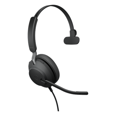Jabra Evolve 20 Mono con conexión USB, micrófono con cancelación de ruido de última generación, configuración Plug and Play, Certificación Microsoft Teams (4993-823-109) - Imagen 4