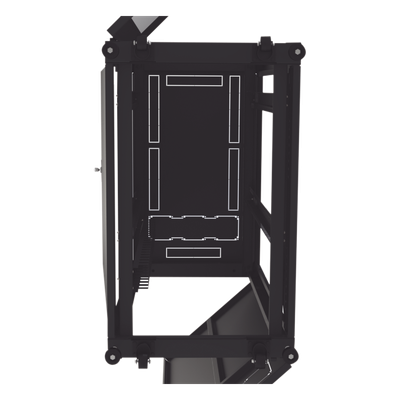 Gabinete Profesional para Telecomunicaciones de 24UR, 600 mm de Ancho x 1000 mm de Profundidad, Se envía el Gabinete Armado. - Imagen 6