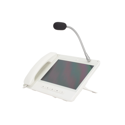 Teléfono IP Color Blanco Android 9.0 Empresarial para voceo 20 líneas SIP, pantalla táctil, Wi-Fi y Bluetooth, PoE, Voceo/ Musica por Multicast, puertos Gigabit, Sofware de Enfermeria - Imagen 7
