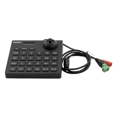 Mini Teclado controlador PTZ con pantalla LCD y joystick altamente resistente - Imagen 3
