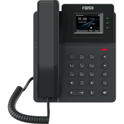 Teléfono IP Básico V60G / 4 Líneas SIP / Pantalla Color 2.4 Pulgadas (320x240) / Audio HD / Conferencia 6 Vías / PoE IEEE 802.3af / Gigabit Ethernet 1000 Mbps / Compatible EHS
