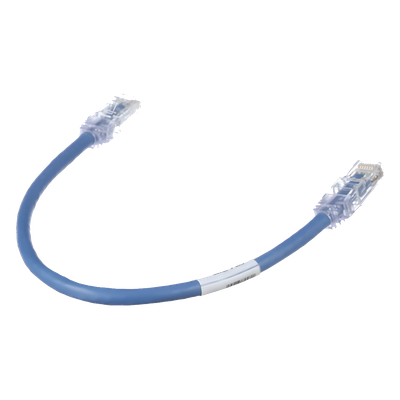 Cable de Parcheo TX6, UTP Cat6, 24 AWG, CM, Color Azul, 0.3 Metros (1 Pie) - Imagen 4