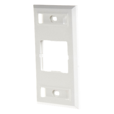 Placa de Pared CT, Para un Acoplador, Color Blanco - Imagen 3