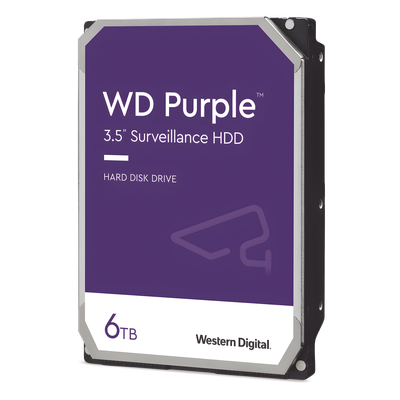 Disco Duro PURPLE de 6TB / 3 AÑOS DE GARANTÍA / Para Videovigilancia