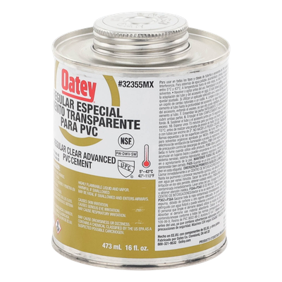 Pegamento / Cemento Claro de 473 ml para Tubo Conduit PVC Pesado. - Imagen 3