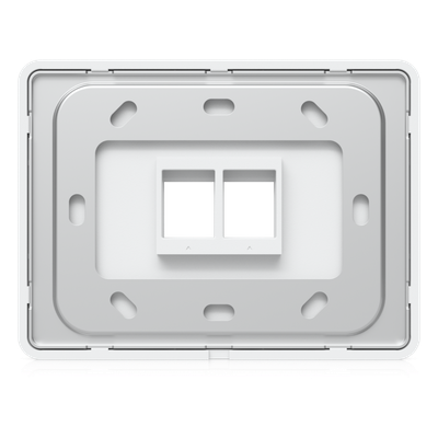 Placa de Pared Horizontal Universal para Keystone de 2 Puertos con Cubierta Pintable, Acabado Personalizable, Paquete con 4 Piezas - Imagen 6